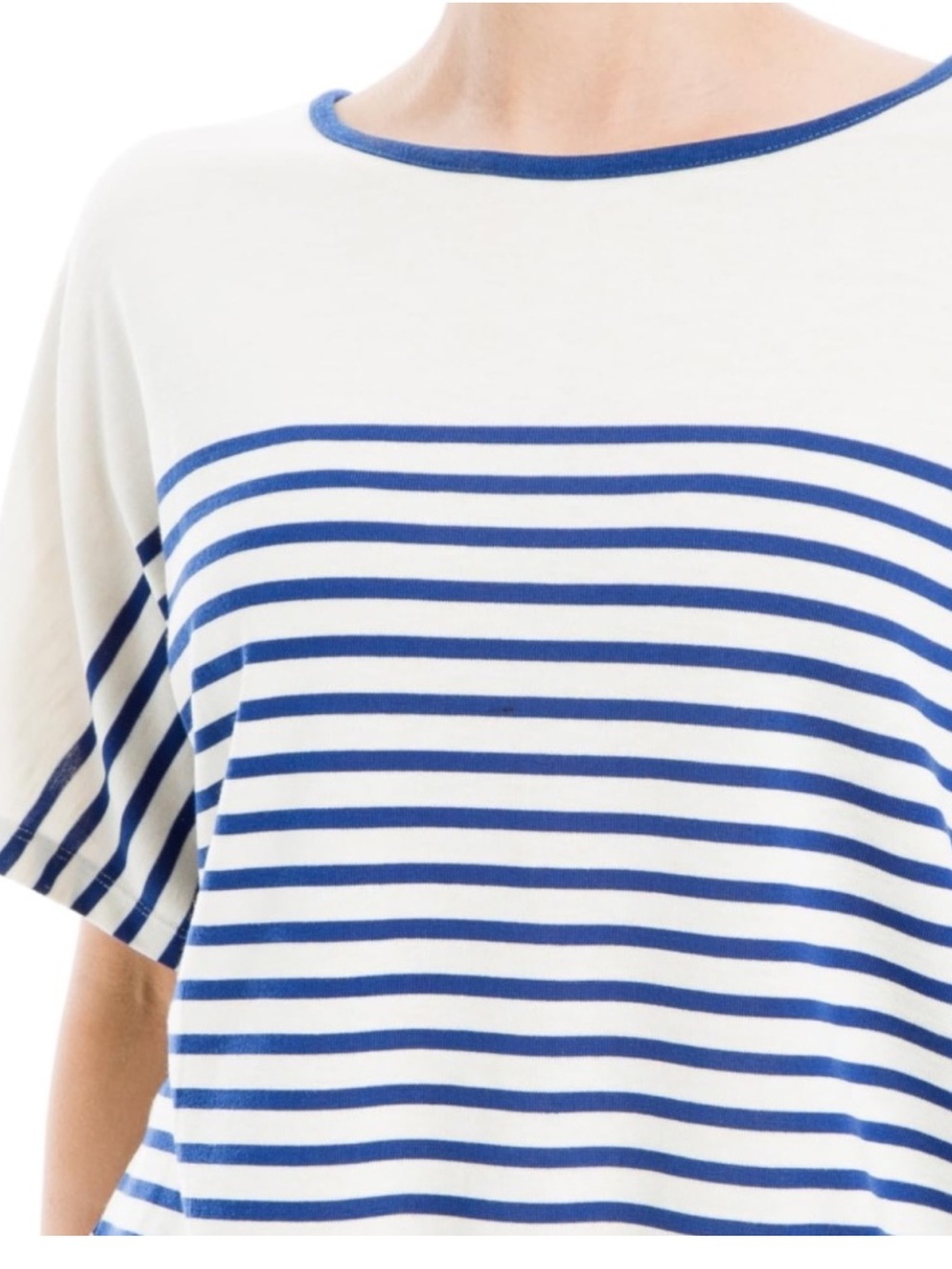 Max Studio Stripe Flowy Top